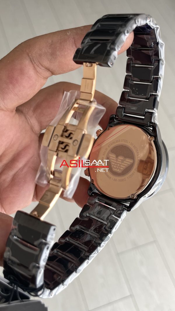 Emporio Armani Ceramic AR70002 Siyah 43mm Erkek Kol Saati