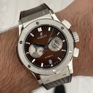 Hublot Classic Fusion Vendome Kahverengi 42mm Silver Replika Saat