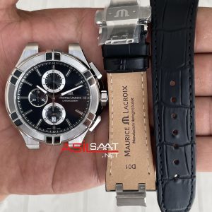 Maurice Lacroix Aikon Chronograph AI1018SS001330 Siyah Kadran Swiss ETA Saat