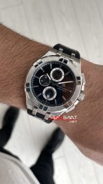 Maurice Lacroix Aikon Chronograph AI1018SS001330 Siyah Kadran Swiss ETA Saat