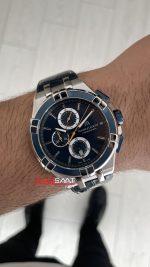 Maurice Lacroix Aikon Chronograph ML-AI1018SS001432 Mavi Kadran Swiss ETA Saat