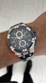 Maurice Lacroix Aikon Chronograph ML-AI1018SS001432 Mavi Kadran Swiss ETA Saat