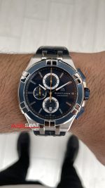 Maurice Lacroix Aikon Chronograph ML-AI1018SS001432 Mavi Kadran Swiss ETA Saat