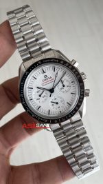 Omega Speedmaster Moonwatch Professional Beyaz Kadran 42mm N1 Factory Super Clone Swiss ETA Saat