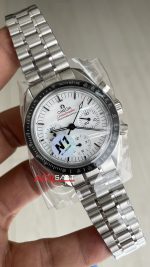 Omega Speedmaster Moonwatch Professional Beyaz Kadran 42mm N1 Factory Super Clone Swiss ETA Saat