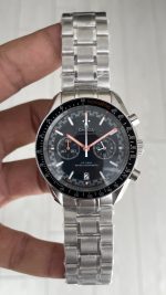 Omega Speedmaster Racing 43mm Siyah Kadran Replika Saat
