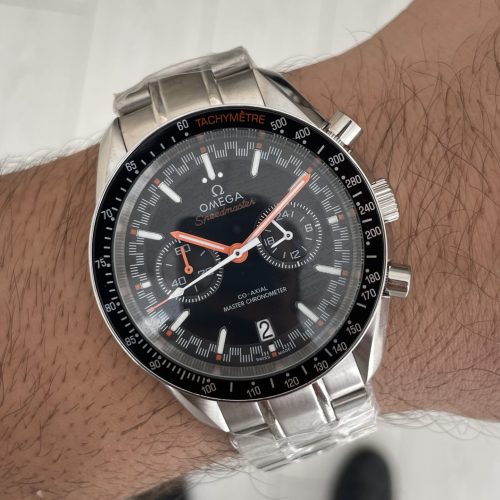 Omega Speedmaster Racing 43mm Siyah Kadran Replika Saat