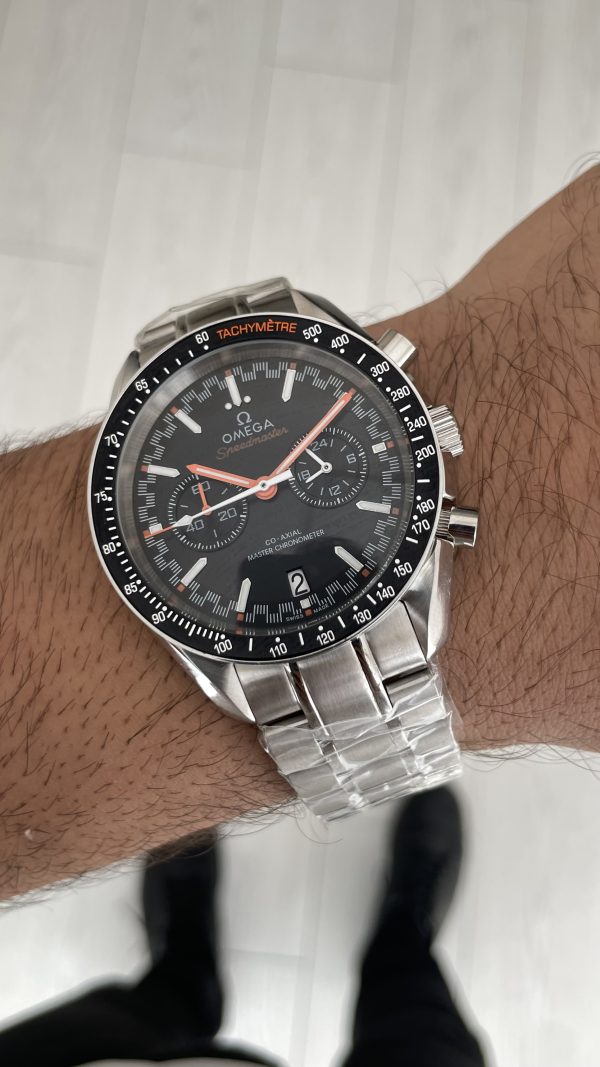 Omega Speedmaster Racing 43mm Siyah Kadran Replika Saat Omega Speedmaster Racing 43mm Siyah Kadran Replika Saat