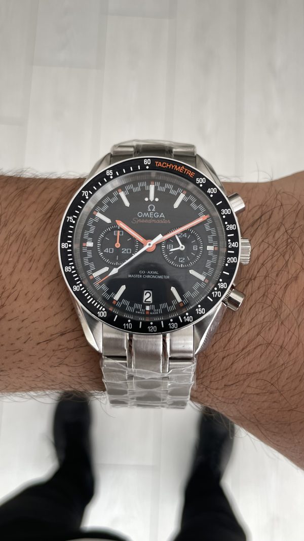 Omega Speedmaster Racing 43mm Siyah Kadran Replika Saat Omega Speedmaster Racing 43mm Siyah Kadran Replika Saat