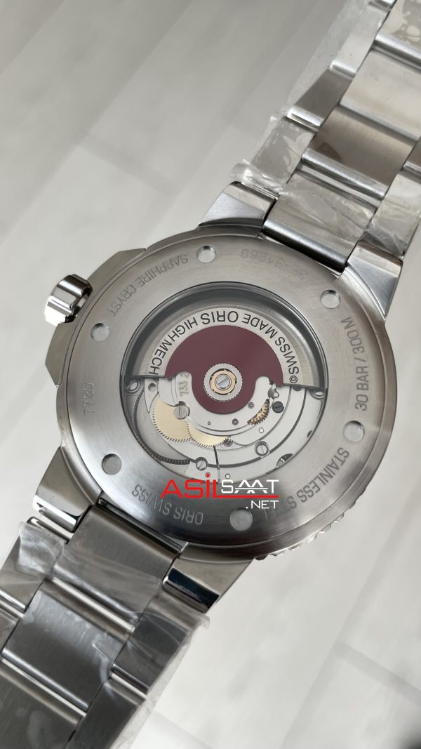 Oris Aquis Date Siyah Kadran 43mm Silver Swiss ETA Saat Oris Aquis Date Siyah Kadran 43mm Silver Swiss ETA Saat