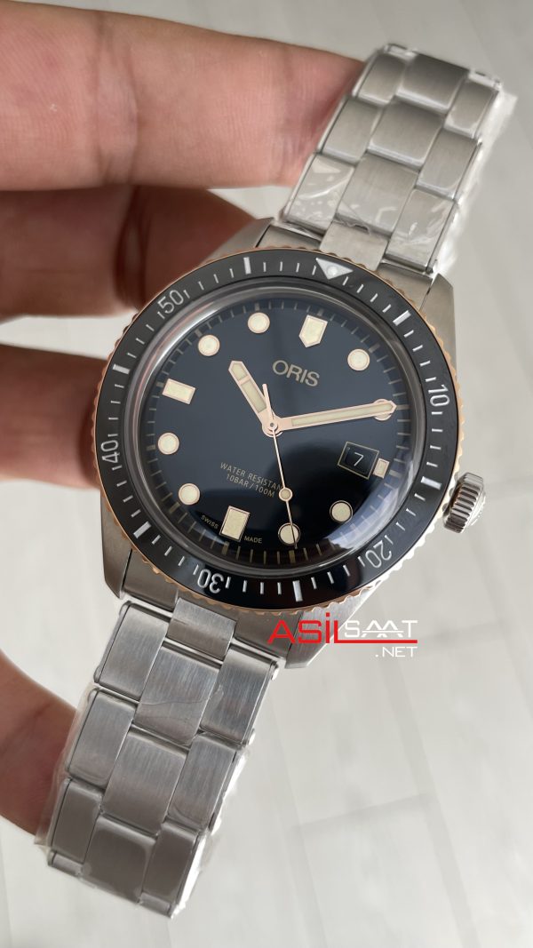 Oris Divers Sixty-Five Siyah Kadran 42mm Bronze Bezel Swiss ETA Saat Oris Divers Sixty-Five Siyah Kadran 42mm Bronze Bezel Swiss ETA Saat