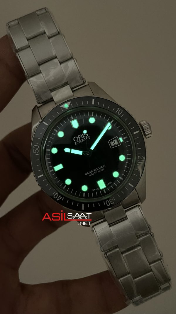 Oris Divers Sixty-Five Siyah Swiss ETA Saat