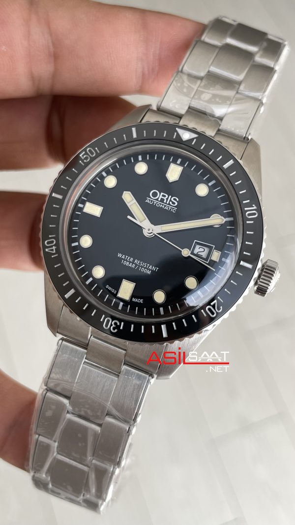 Oris Divers Sixty-Five Siyah Swiss ETA Saat