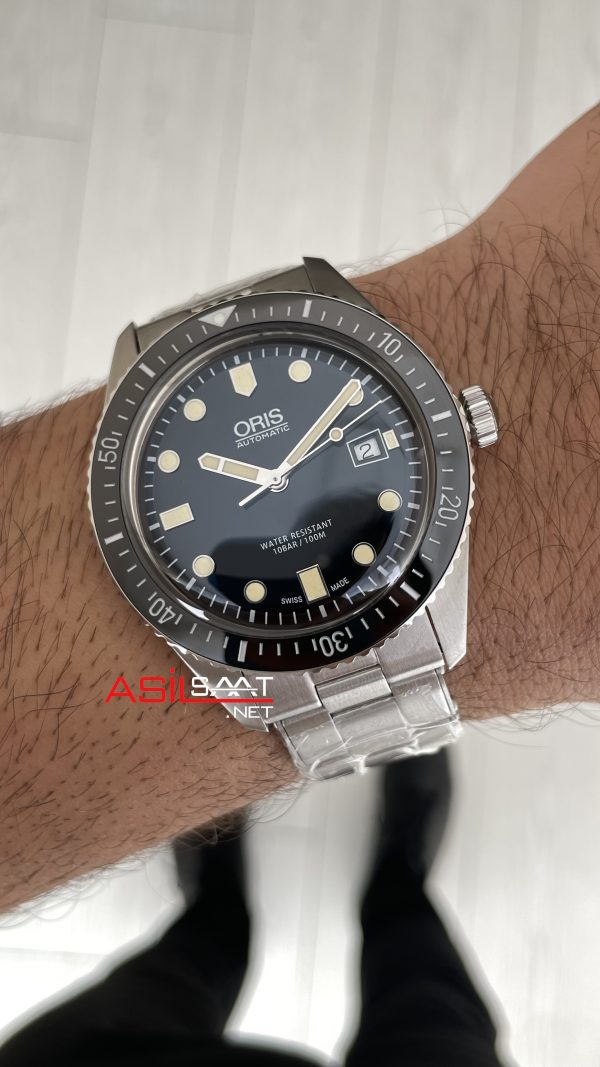 Oris Divers Sixty-Five Siyah Swiss ETA Saat
