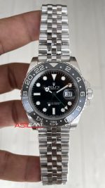 Rolex Bruce Wayne Gmt Master II 126710GRNR Jubilee 40mm Tungsten DD3285 VS Factory V3 Super Clone Swiss ETA Saat