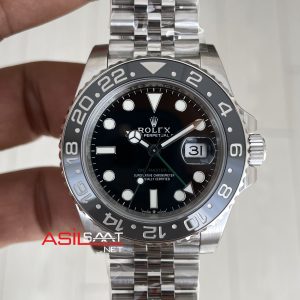 Rolex Bruce Wayne Gmt Master II 126710GRNR Jubilee 40mm Tungsten DD3285 VS Factory V3 Super Clone Swiss ETA Saat