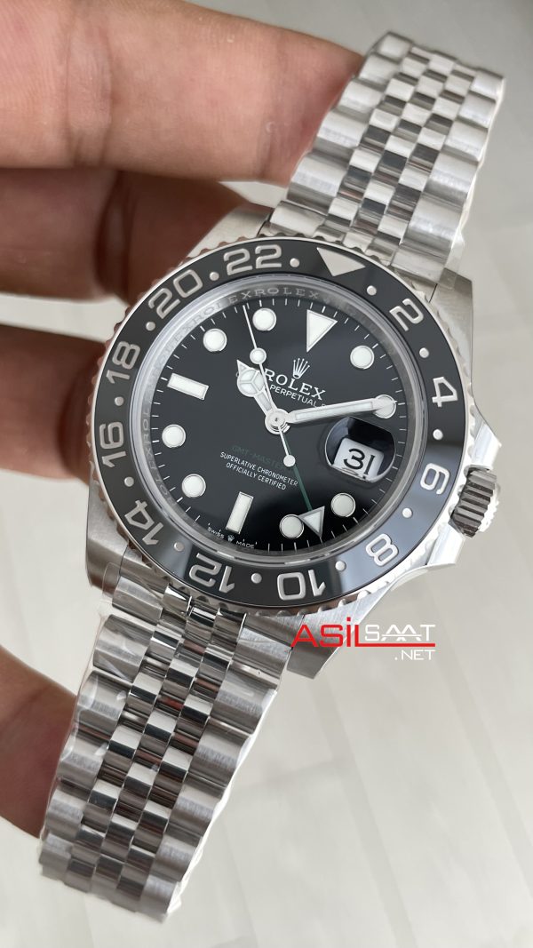 Rolex Bruce Wayne Gmt Master II 126710GRNR Jubilee 40mm Tungsten DD3285 VS Factory V3 Super Clone Swiss ETA Saat Rolex Bruce Wayne Gmt Master II 126710GRNR Jubilee 40mm Tungsten DD3285 VS Factory V3 Super Clone Swiss ETA Saat