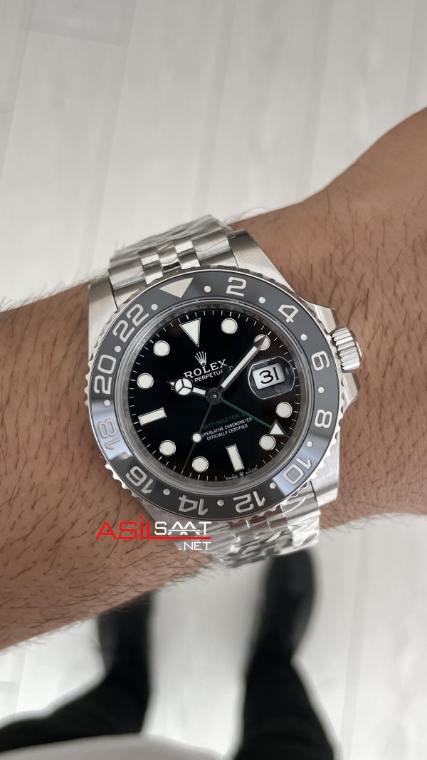 Rolex Bruce Wayne Gmt Master II 126710GRNR Jubilee 40mm Tungsten DD3285 VS Factory V3 Super Clone Swiss ETA Saat Rolex Bruce Wayne Gmt Master II 126710GRNR Jubilee 40mm Tungsten DD3285 VS Factory V3 Super Clone Swiss ETA Saat