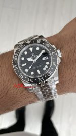 Rolex Bruce Wayne Gmt Master II 126710GRNR Jubilee 40mm Tungsten DD3285 VS Factory V3 Super Clone Swiss ETA Saat