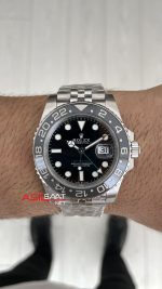 Rolex Bruce Wayne Gmt Master II 126710GRNR Jubilee 40mm Tungsten DD3285 VS Factory V3 Super Clone Swiss ETA Saat
