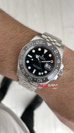 Rolex Bruce Wayne Gmt Master II 126710GRNR Jubilee 40mm Tungsten DD3285 VS Factory V3 Super Clone Swiss ETA Saat