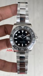 Rolex Bruce Wayne Gmt Master II 126710GRNR Oyster 40mm Tungsten DD3285 VS Factory V3 Super Clone Swiss ETA Saat