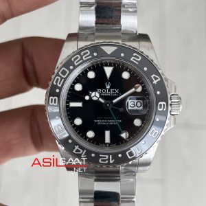 Rolex Bruce Wayne Gmt Master II 126710GRNR Oyster 40mm Tungsten DD3285 VS Factory V3 Super Clone Swiss ETA Saat