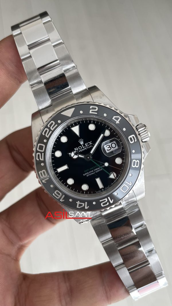 Rolex Bruce Wayne Gmt Master II 126710GRNR Oyster 40mm Tungsten DD3285 VS Factory V3 Super Clone Swiss ETA Saat