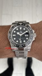 Rolex Bruce Wayne Gmt Master II 126710GRNR Oyster 40mm Tungsten DD3285 VS Factory V3 Super Clone Swiss ETA Saat
