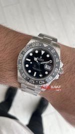 Rolex Bruce Wayne Gmt Master II 126710GRNR Oyster 40mm Tungsten DD3285 VS Factory V3 Super Clone Swiss ETA Saat