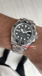 Rolex Bruce Wayne Gmt Master II 126710GRNR Oyster 40mm Tungsten DD3285 VS Factory V3 Super Clone Swiss ETA Saat