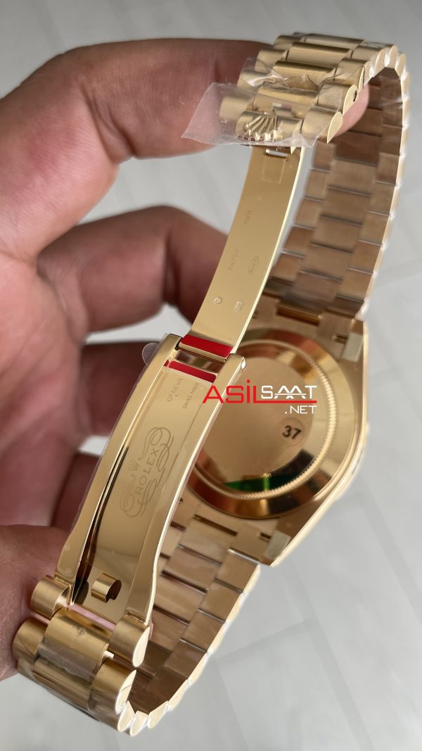 Rolex Day Date Champagne 228238 Romen Dial 40mm President DD3255 Gold Tungsten VS Factory V2 Super Clone Swiss ETA Saat