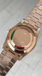 Rolex Day Date Chocolate 228235 Romen Dial 40mm President DD3255 Everose Gold Tungsten VS Factory V2 Super Clone Swiss ETA Saat