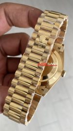 Rolex Day Date Şampanya 228238 Champagne Dial 40mm President Gold DD3255 Tungsten VS Factory V2 Super Clone Swiss ETA Saat