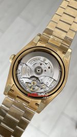 Rolex Day Date Şampanya 228238 Champagne Dial 40mm President Gold DD3255 Tungsten VS Factory V2 Super Clone Swiss ETA Saat