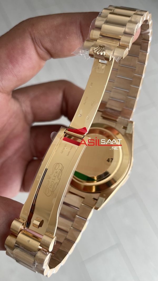 Rolex Day Date Yeşil 228238 Green Dial 40mm President DD3255 Gold Tungsten VS Factory V2 Super Clone Swiss ETA Saat