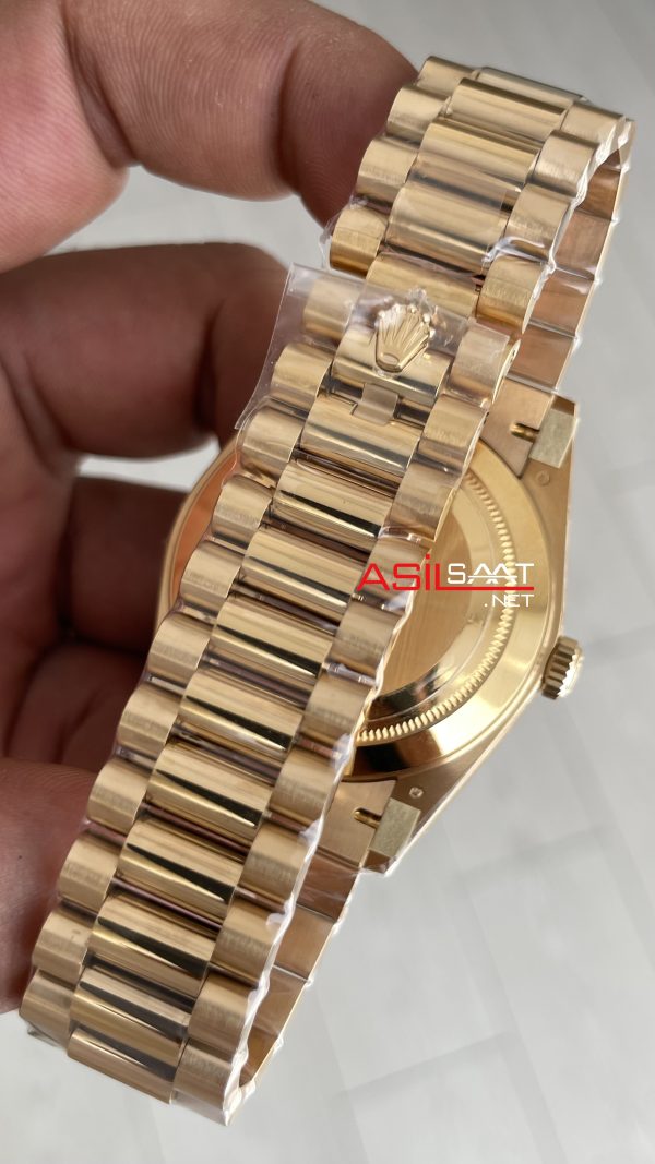 Rolex Day Date Yeşil 228238 Ombre Green Dial 40mm President DD3255 Gold Tungsten VS Factory V2 Super Clone Swiss ETA Saat