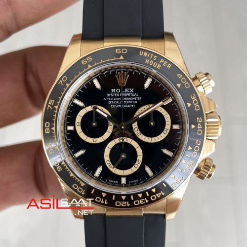 Rolex Daytona Cosmograph 126518LN Black Dial 40mm Rubber Strap DD4131 Tungsten VS Factory V3 High Weight Super Clone Swiss Eta Saat