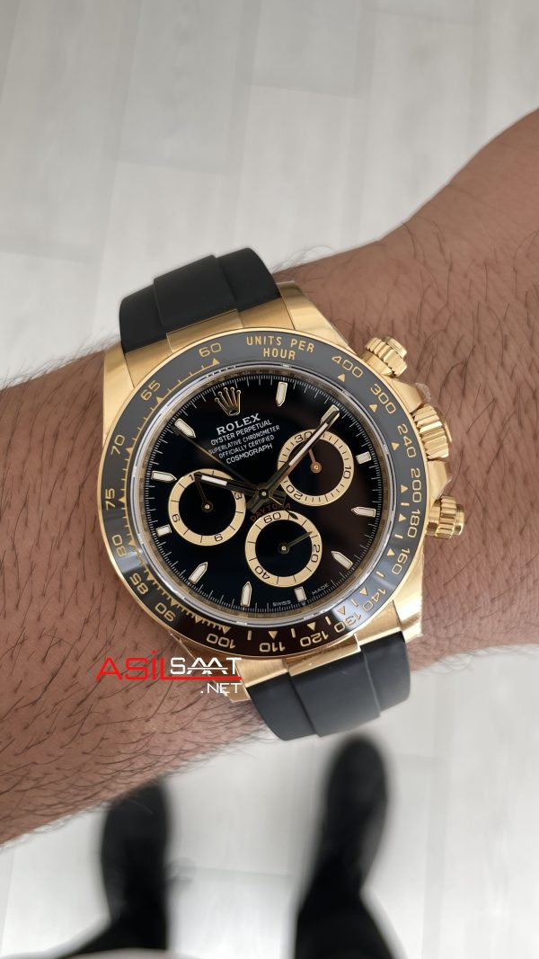Rolex Daytona Cosmograph 126518LN Black Dial 40mm Rubber Strap DD4131 Tungsten VS Factory V3 High Weight Super Clone Swiss Eta Saat Rolex Daytona Cosmograph 126518LN Black Dial 40mm Rubber Strap DD4131 Tungsten VS Factory V3 High Weight Super Clone Swiss Eta Saat