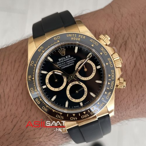 Rolex Daytona Cosmograph 126518LN Black Dial 40mm Rubber Strap DD4131 Tungsten VS Factory V3 High Weight Super Clone Swiss Eta Saat