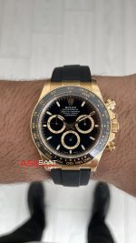 Rolex Daytona Cosmograph 126518LN Black Dial 40mm Rubber Strap DD4131 Tungsten VS Factory V3 High Weight Super Clone Swiss Eta Saat