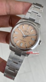 Rolex Oyster Perpetual Bej 134300 Beige Dial 41mm DD3230 Tungsten VS Factory V2 Super Clone Swiss ETA Saat