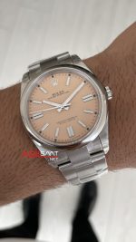 Rolex Oyster Perpetual Bej 134300 Beige Dial 41mm DD3230 Tungsten VS Factory V2 Super Clone Swiss ETA Saat