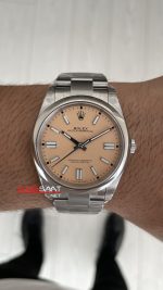 Rolex Oyster Perpetual Bej 134300 Beige Dial 41mm DD3230 Tungsten VS Factory V2 Super Clone Swiss ETA Saat