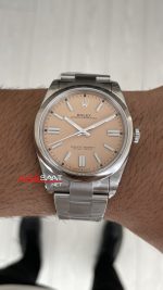 Rolex Oyster Perpetual Bej 134300 Beige Dial 41mm DD3230 Tungsten VS Factory V2 Super Clone Swiss ETA Saat