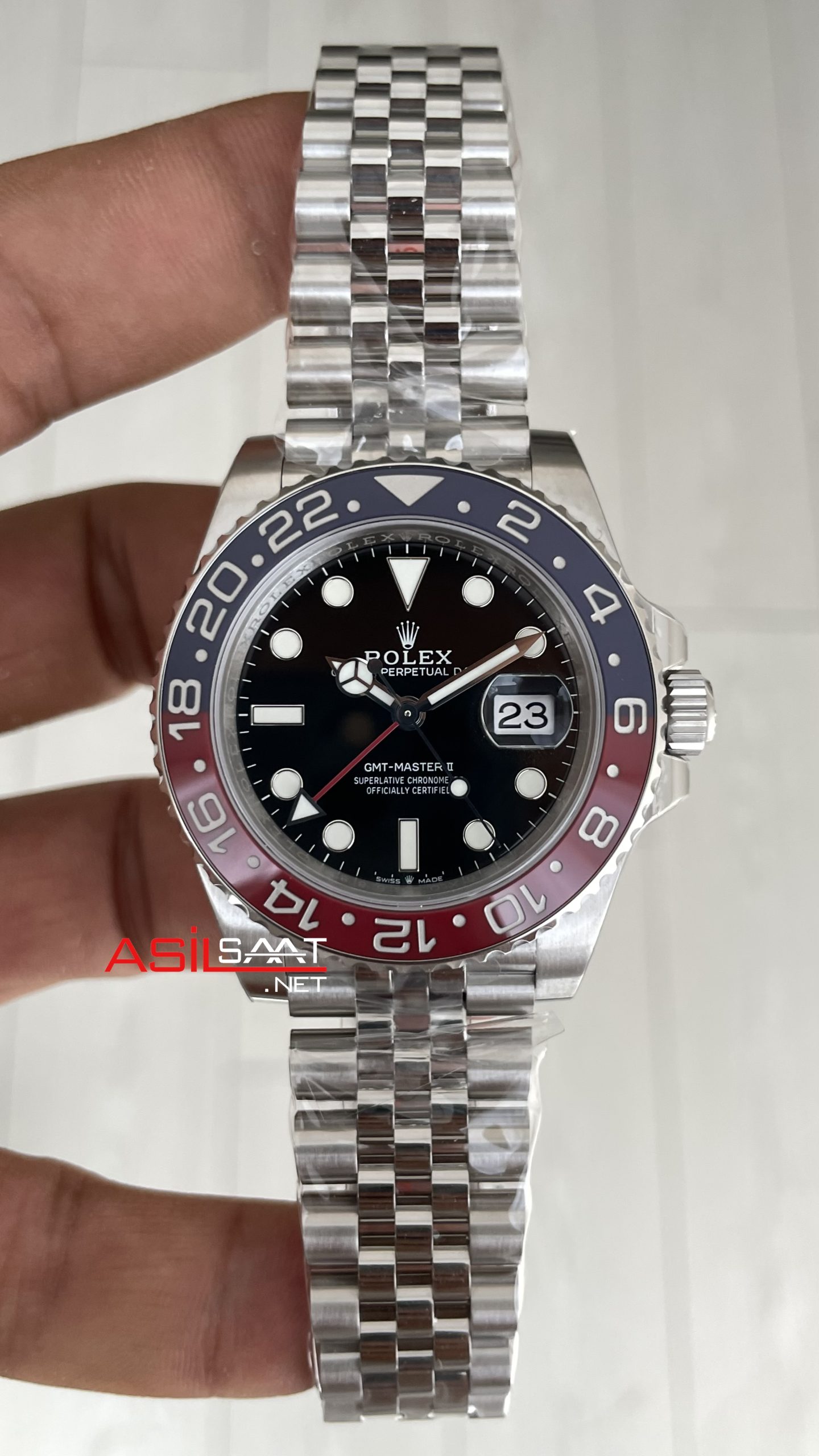 Rolex Pepsi Gmt Master II 126710BLRO Jubilee 40mm Tungsten DD3285 V3 Super Clone ETA Swiss VS Factory