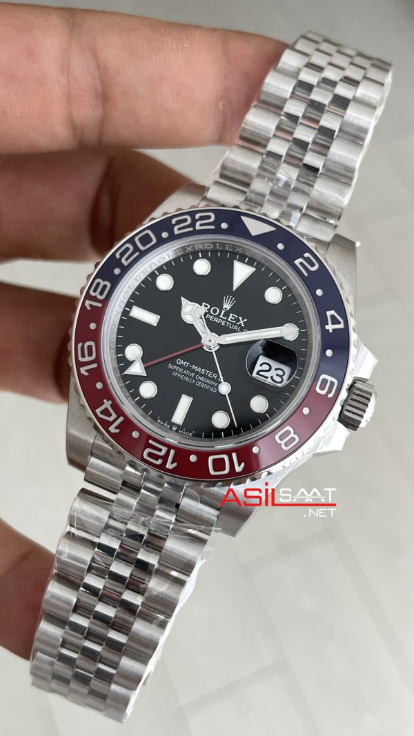 Rolex Pepsi Gmt Master II 126710BLRO Jubilee 40mm Tungsten DD3285 V3 Super Clone ETA Swiss VS Factory Rolex Pepsi Gmt Master II 126710BLRO Jubilee 40mm Tungsten DD3285 V3 Super Clone ETA Swiss VS Factory