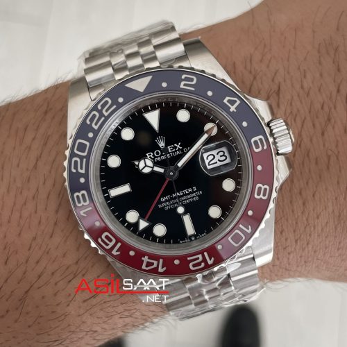 Rolex Pepsi Gmt Master II 126710BLRO Jubilee 40mm Tungsten DD3285 V3 Super Clone ETA Swiss VS Factory