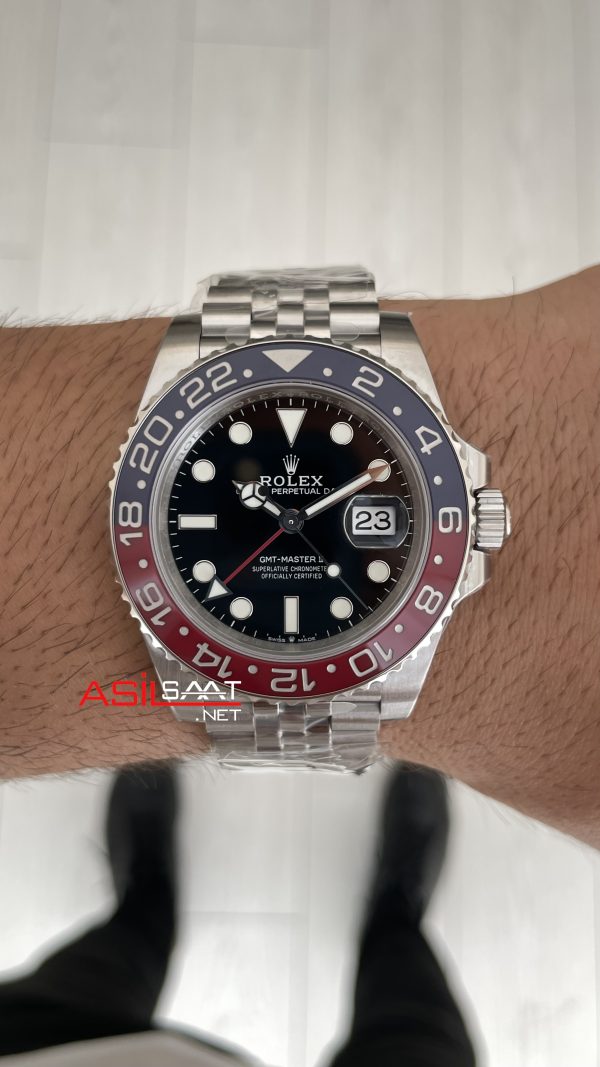 Rolex Pepsi Gmt Master II 126710BLRO Jubilee 40mm Tungsten DD3285 V3 Super Clone ETA Swiss VS Factory Rolex Pepsi Gmt Master II 126710BLRO Jubilee 40mm Tungsten DD3285 V3 Super Clone ETA Swiss VS Factory