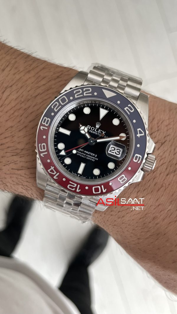 Rolex Pepsi Gmt Master II 126710BLRO Jubilee 40mm Tungsten DD3285 V3 Super Clone ETA Swiss VS Factory Rolex Pepsi Gmt Master II 126710BLRO Jubilee 40mm Tungsten DD3285 V3 Super Clone ETA Swiss VS Factory